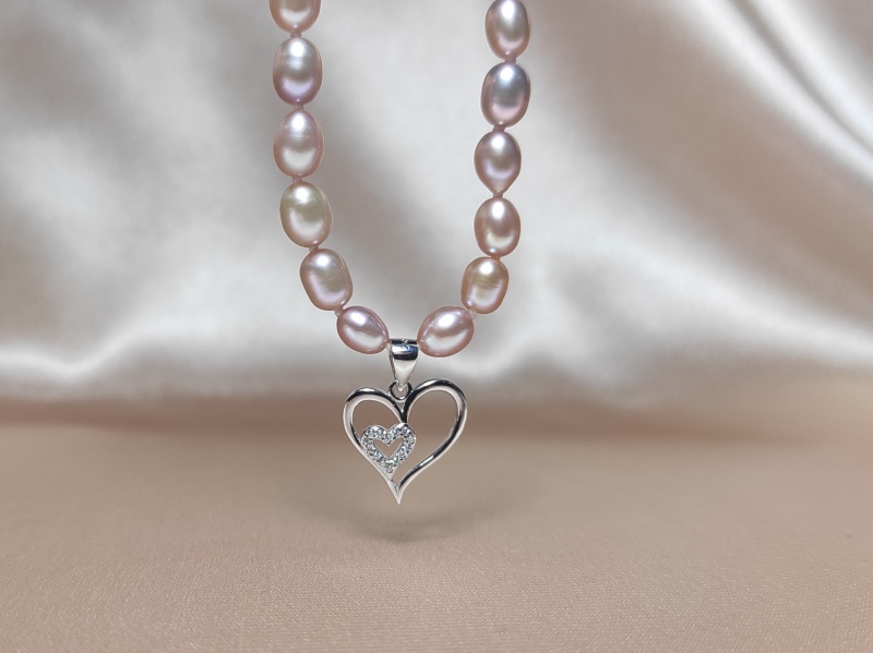 személyre szabott gyöngy nyaklánc